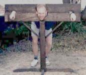 Stew Green in the stocks