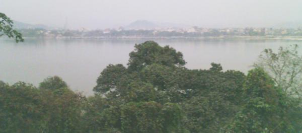 View of Guwahati from the North of the river