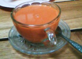 In thailand the tea is orange in colour