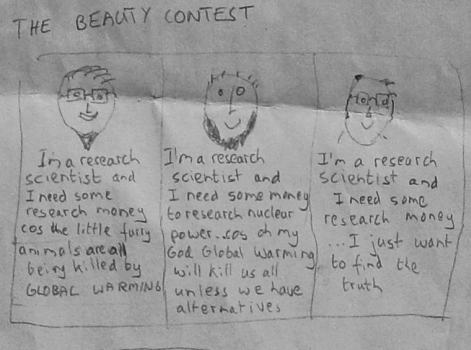 3 scientists applying for a research grant