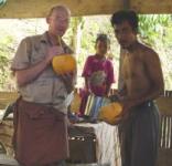 Stewgreen coconut in Sumatra  photo