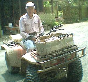 Gary on the ATV Quadbike